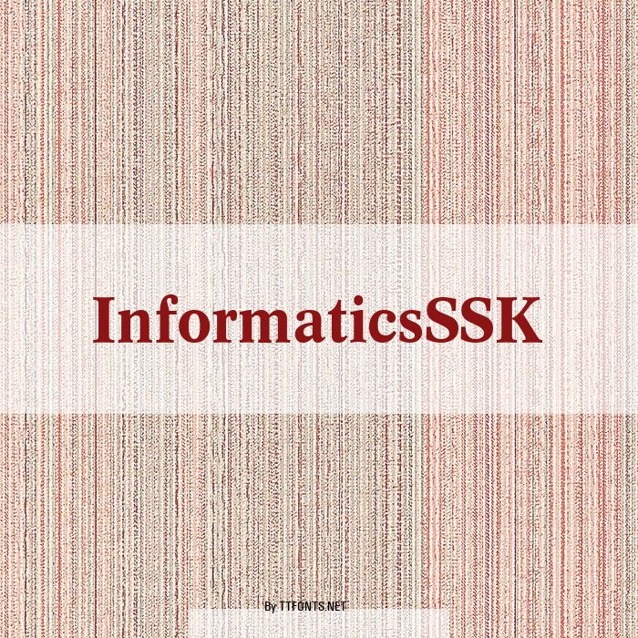 InformaticsSSK example